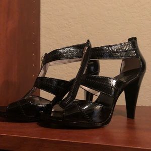 Michael Kors zipper high heels.